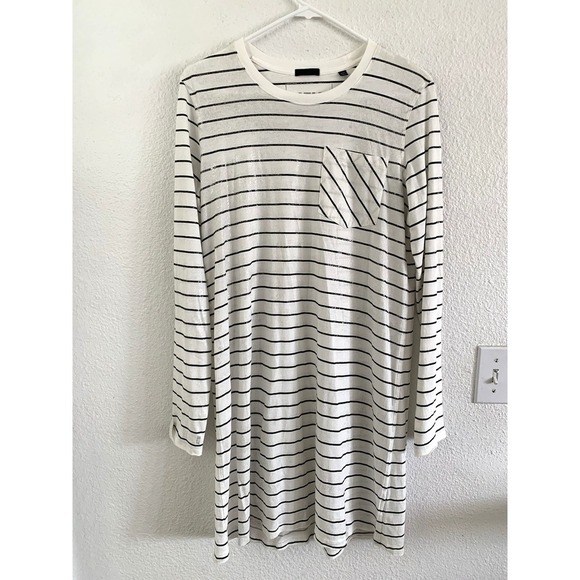 ATM Anthony Thomas‎ Melillo Stripe Shimmer Dress, Medium - Picture 1 of 10